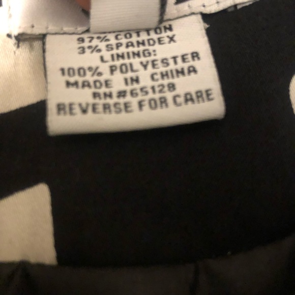 Lun Black & White Print Jacket - Picture 6 of 9